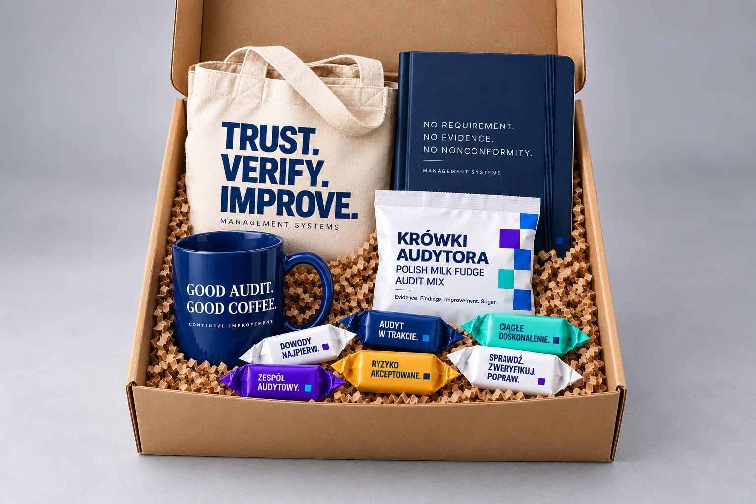 Auditor Starter Box with selected Certiget Store products